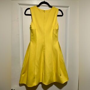 Yellow Calvin Klein dress